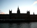Big Ben on the River Thames - London, England - July 2008