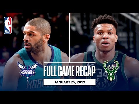 Video: Full Game Recap: Hornets vs Bucks | Giannis Antetokounmpo Goes For 34 Points