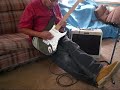 Fender Strat with a Fender Blues Jr.