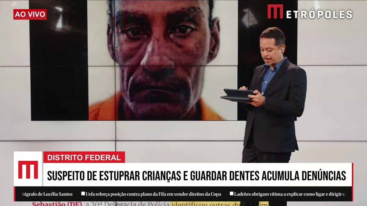 Suspeito de estuprar crianças no DF e guardar dentes acumula denúncias