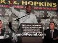 Kelly Pavlik vs. Bernard Hopkins Press Conference