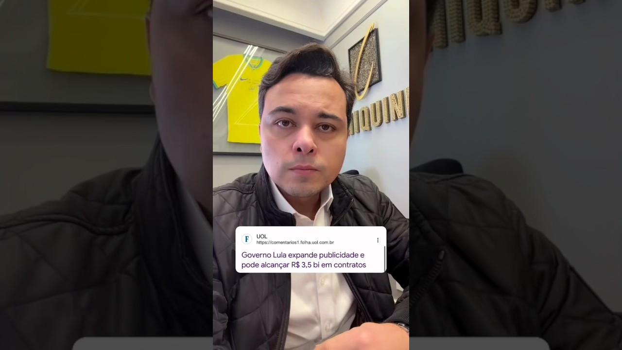Por que ninguém está falando disso? Lula gastou mais de R$ 3 bilhões em propaganda.