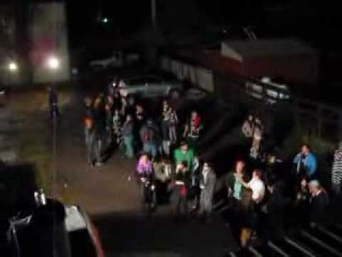 SnowboardSecretsTV - Tannersville, NY - At the Spinning Room Halloween Rail Jam, October 27, 2012, Noel Korman was the master of ceremonies, and gave this rousing description of ...