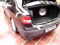Renault Megane Sub Kicker CVR 15 Booster 1500W RMS (Video 1)