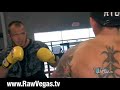 Mike Whitehead trains for AFFLICTION BANNED Episode 1