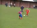 at the age of seven, daniel making his debut for treorchy u9, running through the field and scoring goals.