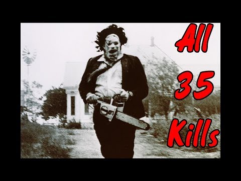 All 35 Leatherface Kills 1974-2017 (все убийства Кожаного Лица). Texas Chainsaw Massacre