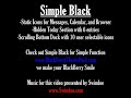 Simple Black OS 5.0 BlackBerry Theme