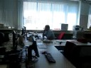 Tour of old serverrroom, almost empty