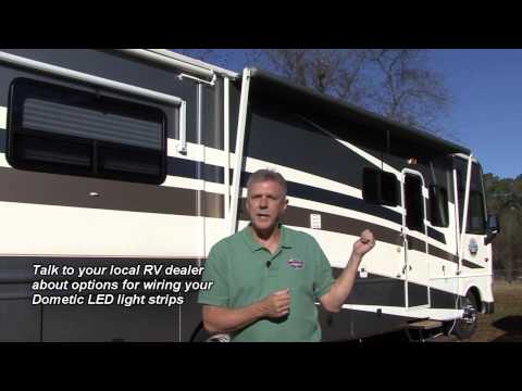 how to attach lights to rv awning