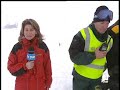 reporteros del telediario   peligro: avalancha