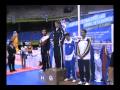 WTF Taekwondo Panamericano El Salvador Nov 29 2009 Premiacion Diomedes Santillan Medalla Plata Costa Rica