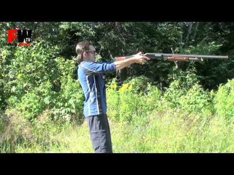 Shooting shotgun like a handgun