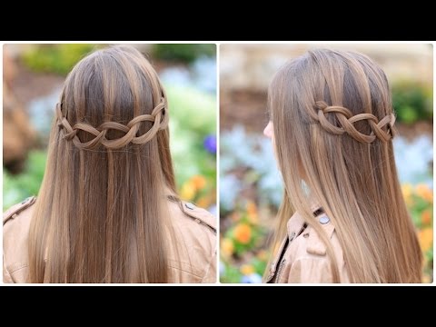 how to waterfall braid pinterest