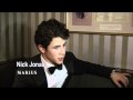 Jonas Brothers: Nick Jonas nel backstage della prima de I Miserabili