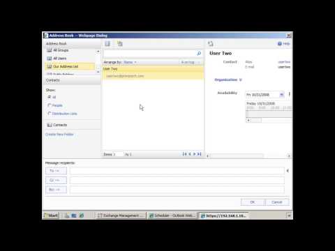 how to sync global address list with contact list