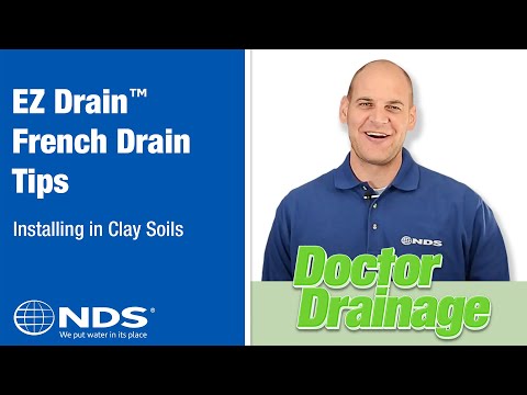 how to install ez flow french drain