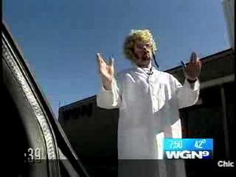 News Anchor goes back in time to save Lincoln funny Video
