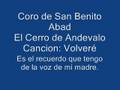 Coro de San Benito - Volveré