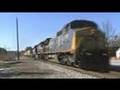 CSX Q618 Freight Train at Dacula, GA