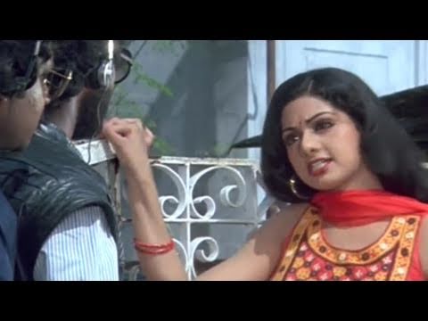 Amitabh Bachchan saves Sridevi | Inquilaab | Action Scene 4/21