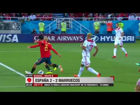 Spain 2-2 Morocco    ( World Cup RUSSIA 2018 )