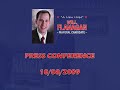 Flanagan Press Conference 10-8-2009