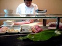 slicing tuna in tuskiji