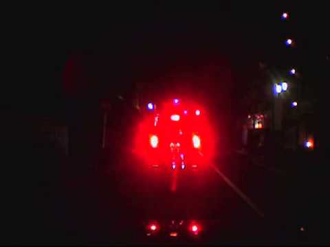 「[恐怖]夜間走行中に計画停電で真っ暗になったときのドライブレコーダー映像。」のイメージ