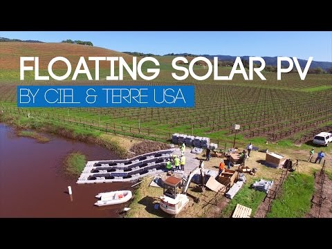 Ciel & Terre USA: First Hydrelio Floating PV system in California