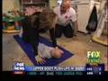 Alisyn Camerota & Baby in Fox & Friends Exercise Segment