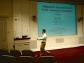 Harvard Business School Public Speaking Contest 2006 (1/3)