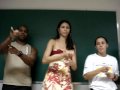 Apresentação de trabalho de Libras na Faculdade Alvorada - Brasília - DF 02