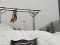 upside down rail slide