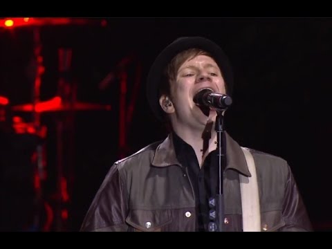 Boy - Fall Out Boy, welcomed to the stage by Saves The Day, put on their war paint for the explosive final performance of the night following their winning the Artist Of The Year award.