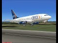 FS2004 Ata Brasil B732 pousando em Porto Velho