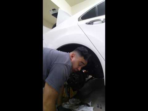 How to remove/replace studs off 2009-14 acura tsx