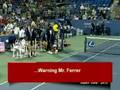 A Ferrer se le va la pinza en el Us Open