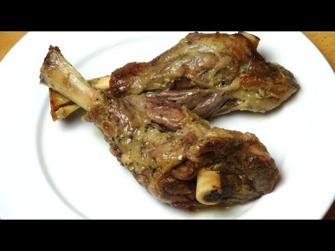 how to trim lamb shanks