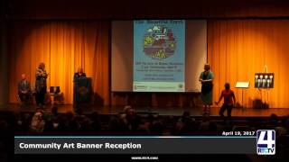 Community Art Banner Reception