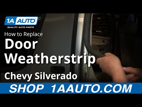 How To Install Replace Door Weatherstrip Seal 2000-06 Chevy Suburban Tahoe