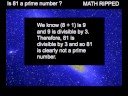 Is 81 a prime number? Is 81 a prime number?