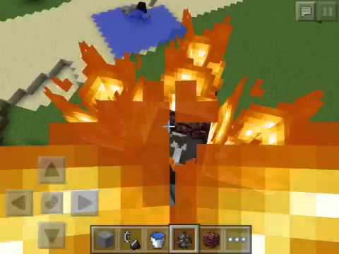 how to make a volcano in minecraft