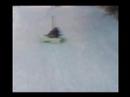 Japanees newbie in ski-lift