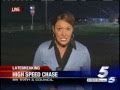 oklahoma city police and the highway patrol are able to bring an end to a chase. officers tell eyewitness news 5 the truck was stolen. erin guy reports.