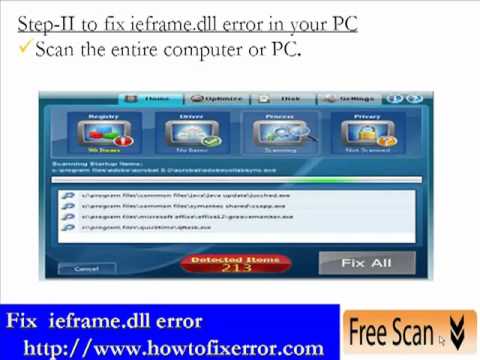 how to get rid of ieframe.dll