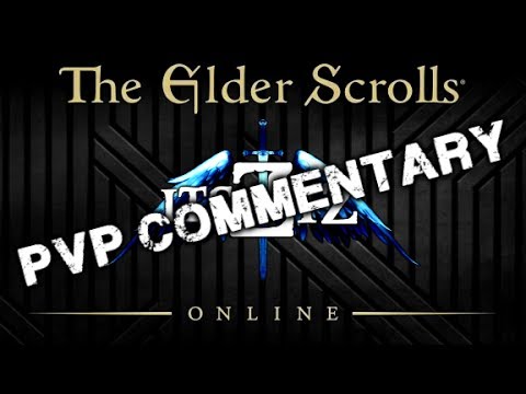 ESO PvP Commentary - Two Handed Templar (Low Level)