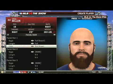 Creating Your Player in Road to the Show - MLB 14: The Show (PS4) Gameplay