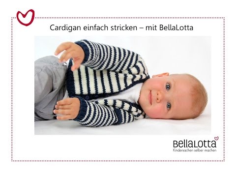 Babyjacke/ Cardigan einfach stricken - Stricken für Anfänger