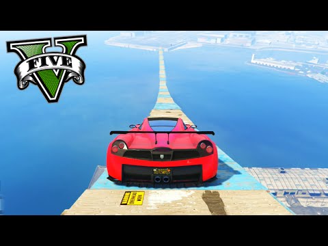 GTA V Online: A MAIOR RAMPA do JOGO!!! - Corrida INSANA #445